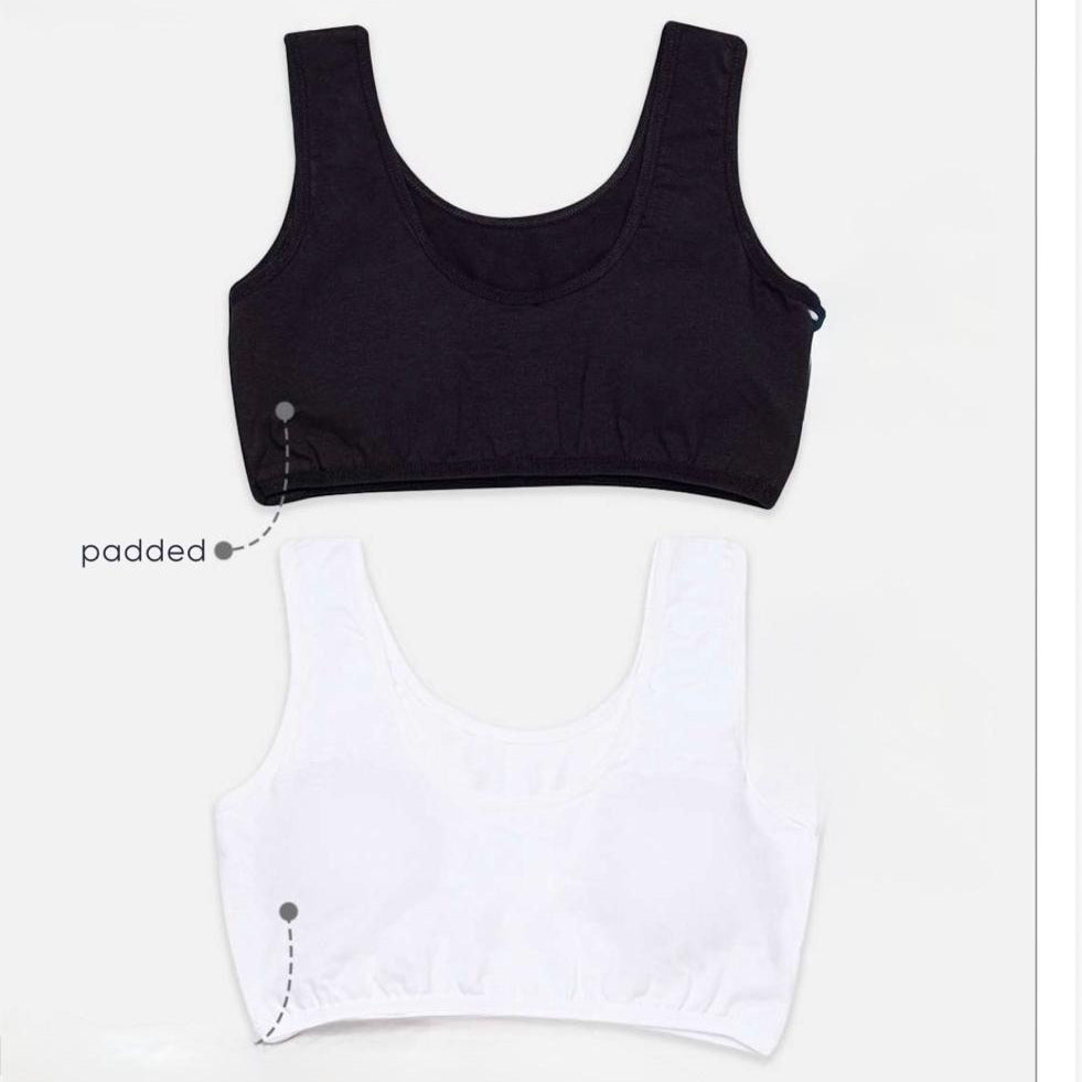 Padded cotton bras for girl from 10 to 15 years