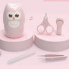 nail kit 4 in 1 set with cute case for baby girl