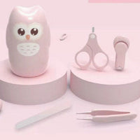 nail kit 4 in 1 set with cute case for baby girl