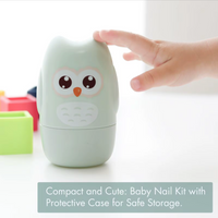 nail kit 4 in 1 set with cute case for baby boy