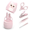 nail kit 4 in 1 set with cute case for baby girl
