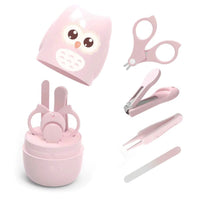 nail kit 4 in 1 set with cute case for baby girl