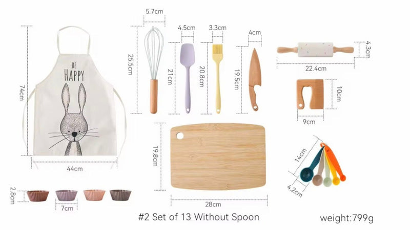 kitchen Set Toy Montessori Wooden
