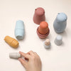 educational Silicone nesting doll toys for kids