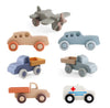 educational baby and kids car toy set silicone