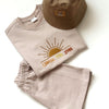 sun unisex set short and t-shirt cotton for toddlers