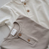 short sleeve cotton t-shirt unisex with button