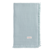tasseled muslin soft blanket 90*90cm