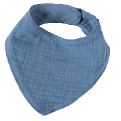 2 Layers Muslin Scarf Bib