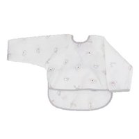 long sleeve feeding bibs for baby with pocket koala