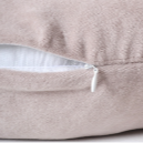 Velvet support cushion for breastfeeding