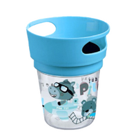 NON-SPILL SOLID FOOD CUP WITH PATTERN