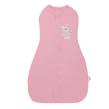 100% newborn swaddle with zipper