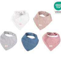 2 Layers Muslin Scarf Bib