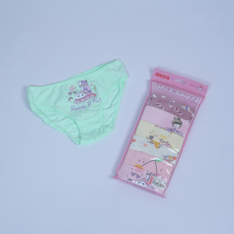Pack of 7 briefs for toddler Girl cotton