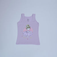 one cotton singlet colorful for toddler girl ballerina