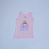 one cotton singlet colorful for toddler girl ballerina