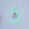 one cotton singlet colorful for toddler girl ballerina