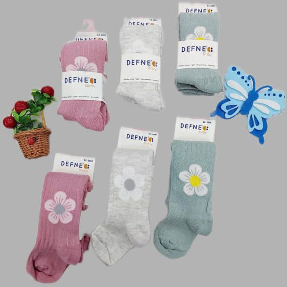 cotton soft baby tight for girl with flower design