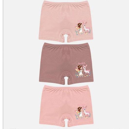 one boxer underwear for girl cotton warm color