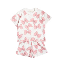 sleepwear set short and t-shirt oversize for toddler girl