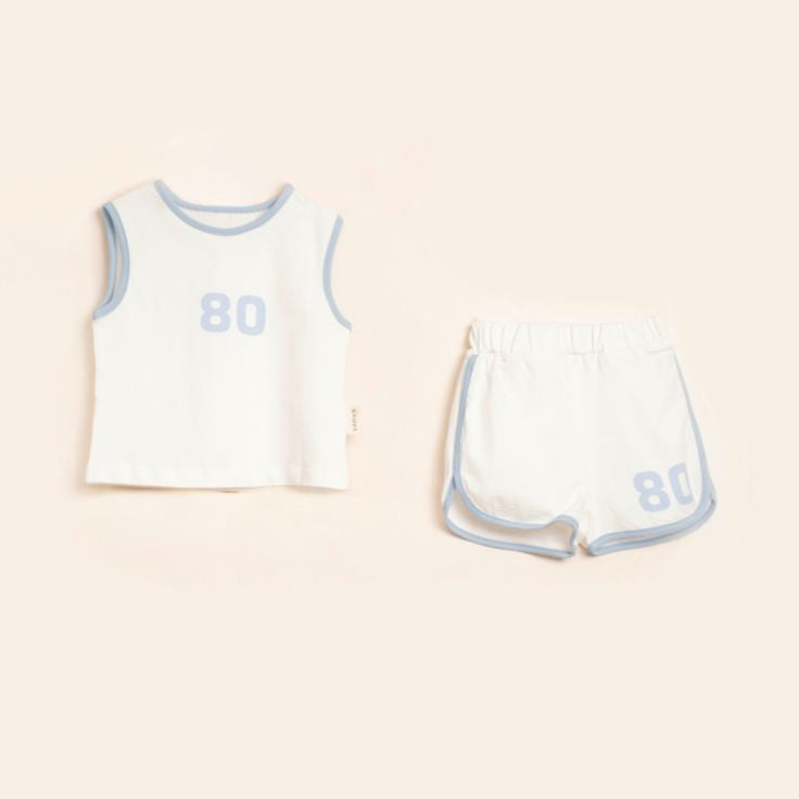 summer set white short and shirt