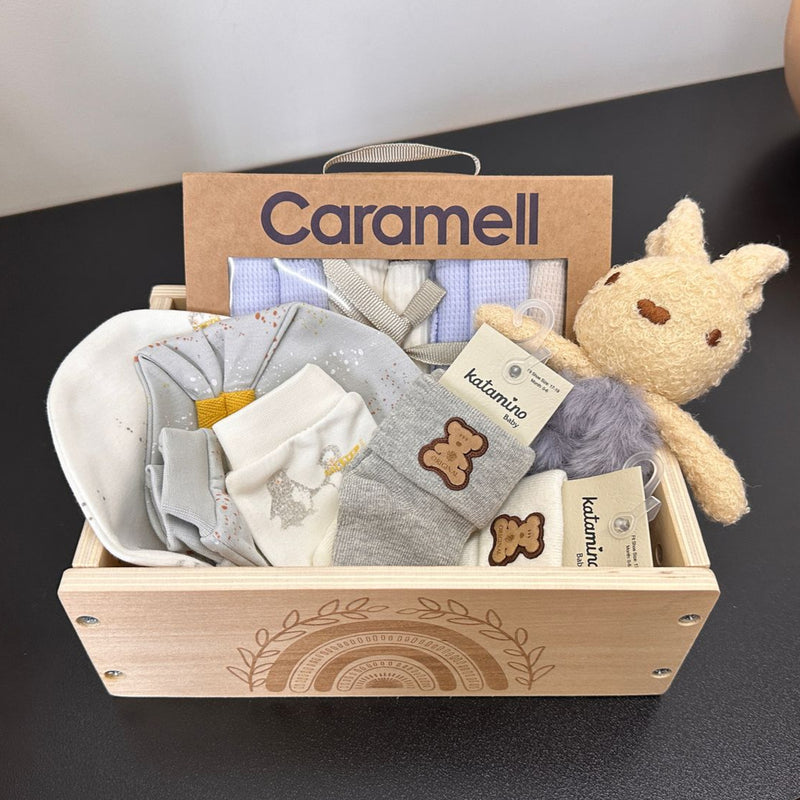 wooden box  children's clothes storage  small