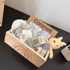 wooden box  children's clothes storage  small