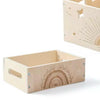 wooden box  children's clothes storage  small