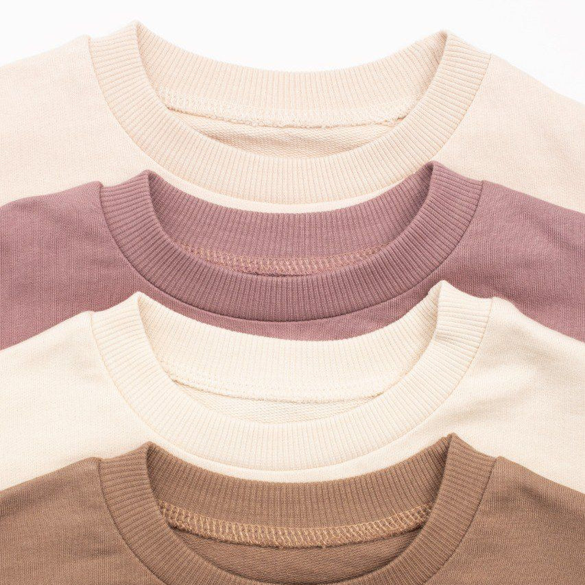 long sleeve girl sweatshirt cotton