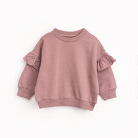 long sleeve girl sweatshirt cotton
