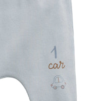 baby boy cotton jogger with feet