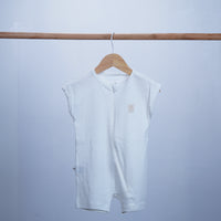 light summer romper for baby with zipper